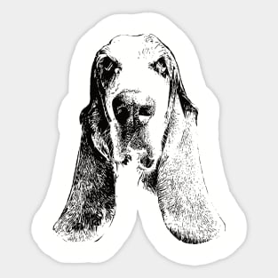 Basset Hound gift for Basset Owners Sticker
